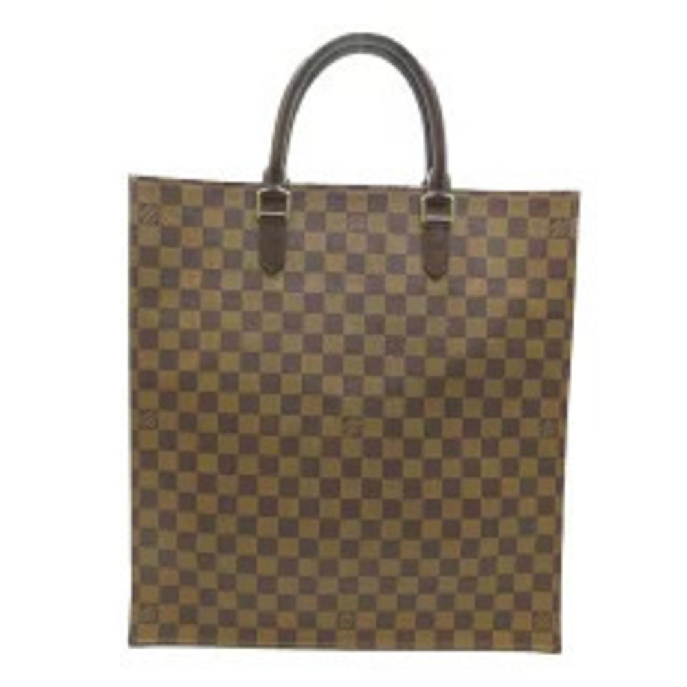 Louis Vuitton Damier Sac Plat Ebene Brown Handbag Brown